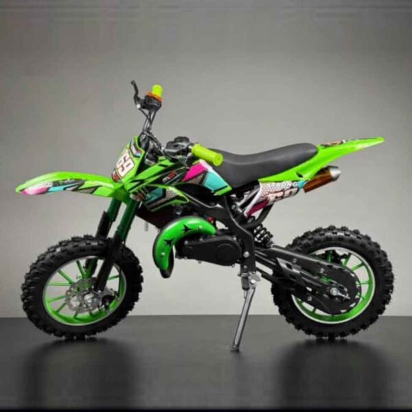 موتور مینی کراس 50cc بنزینی استارتی بچگانه