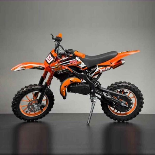 موتور مینی کراس 50cc بنزینی استارتی بچگانه